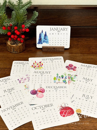 ✨🌱Healrize® Eco-Friendly Plantable “Timeless” Seed Calendar 2027