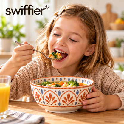 Swiffier® Rustic Pattern Ceramic Bowl