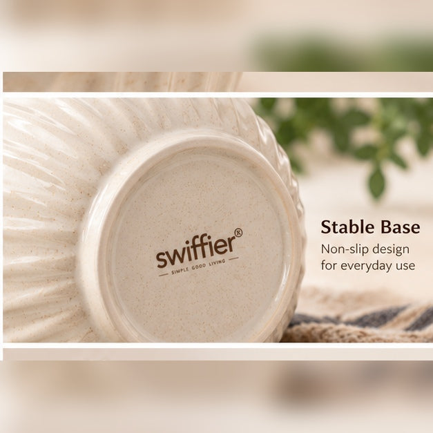swiffier® Ceramic Bowl – Simple, Stylish & Made for Everyday Dining