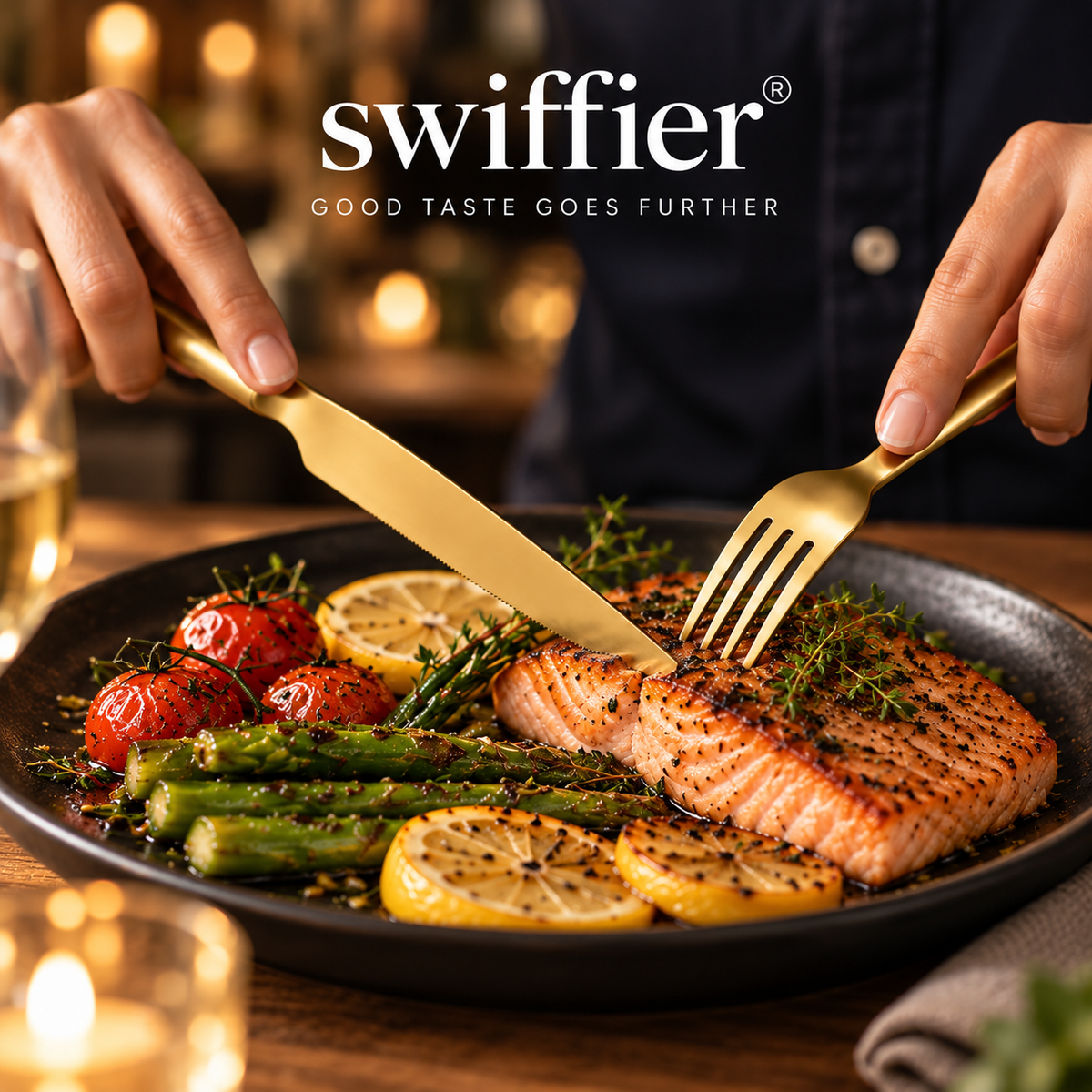 Swiffier® Elegant Gold Flatware Set (Copy)