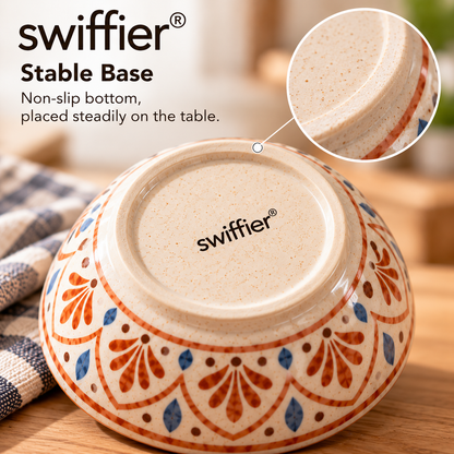 Swiffier® Rustic Pattern Ceramic Bowl