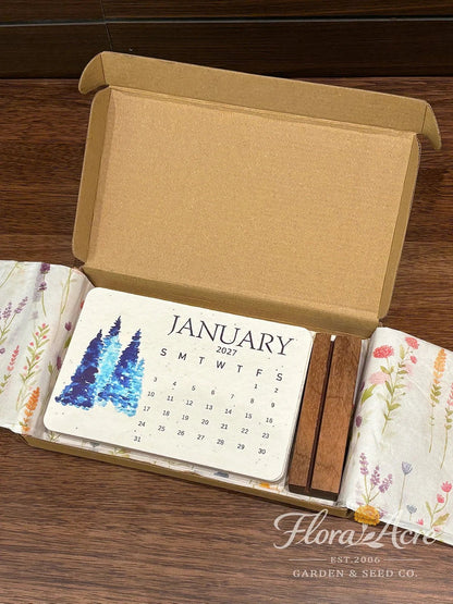 ✨🌱Healrize® Eco-Friendly Plantable “Timeless” Seed Calendar 2027