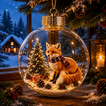 🎄Healrize® Glowing Christmas Diorama Ornament – A Tiny Winter World in the Palm of Your Hand👼