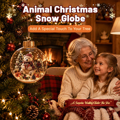 🎄Healrize® Glowing Christmas Diorama Ornament – A Tiny Winter World in the Palm of Your Hand👼