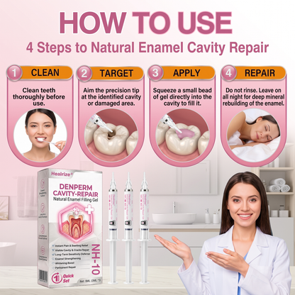 Healrize® DenPerm Cavity-Repair Natural Enamel Filling Gel👩‍🔬🦷4