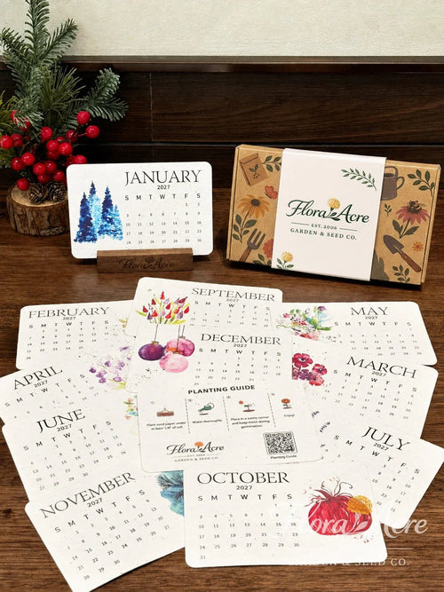 ✨🌱Healrize® Eco-Friendly Plantable “Timeless” Seed Calendar 2027