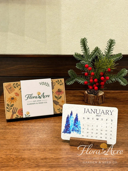 ✨🌱Healrize® Eco-Friendly Plantable “Timeless” Seed Calendar 2027