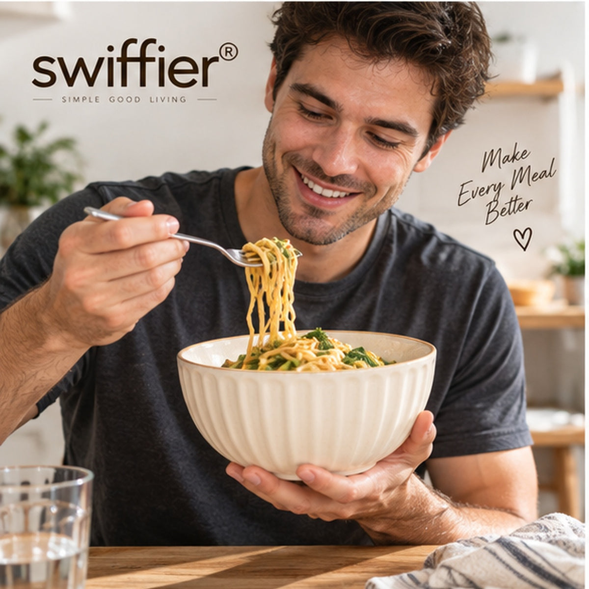 swiffier® Ceramic Bowl – Simple, Stylish & Made for Everyday Dining