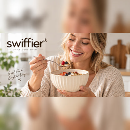 swiffier® Ceramic Bowl – Simple, Stylish & Made for Everyday Dining